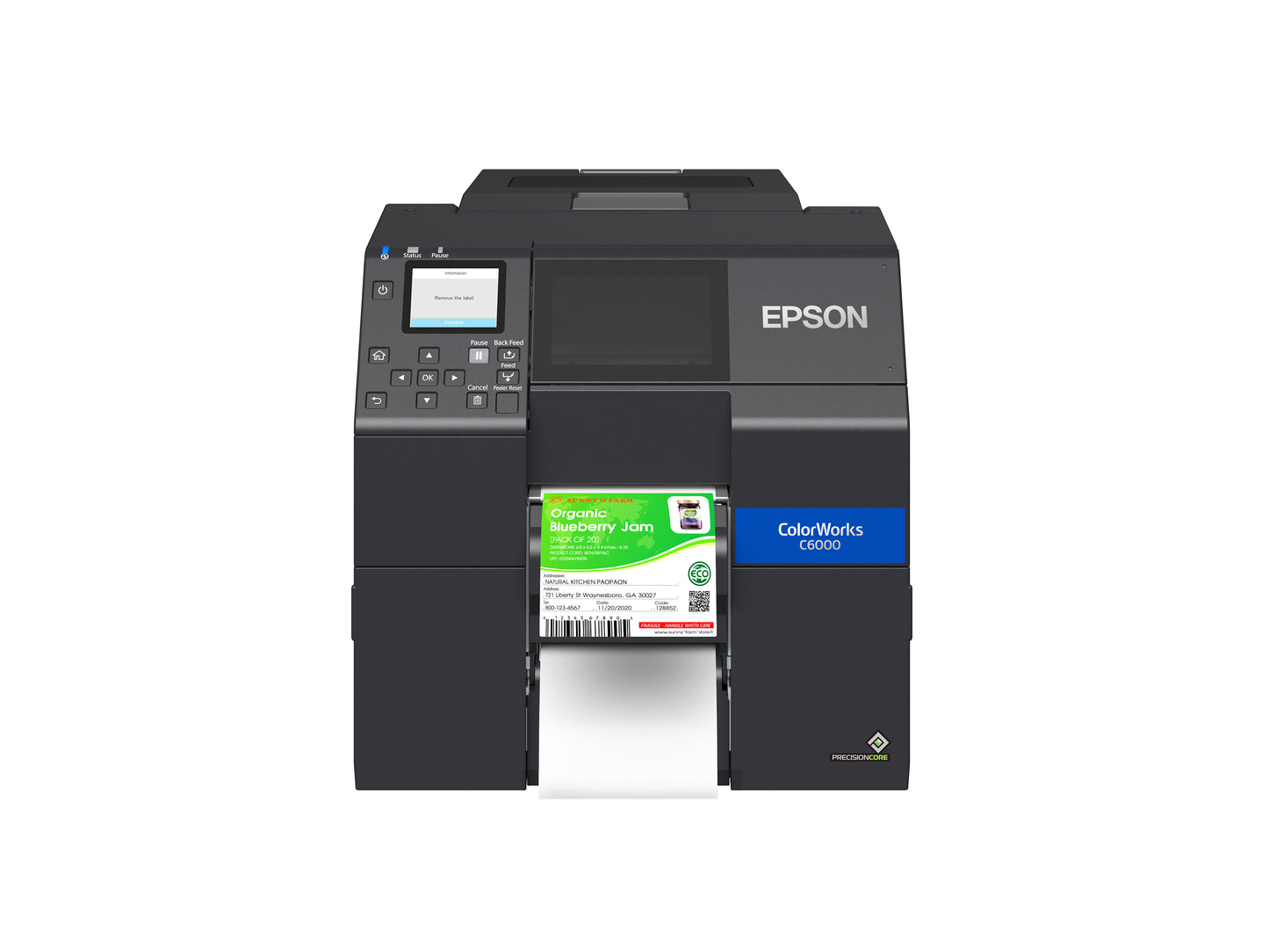 ColorWorks CW-C6000P Gloss Color Inkjet Label Printer with Auto Cutter / SKU: C31CH76A9971